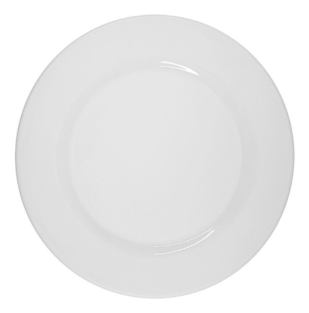 Set 10 Platos Playo 25cm Porcelana Tsuji 1100 Segunda Selecc Blanco Plato Playo