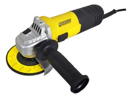 Amoladora Angular 4 1/2 750 Wts Barovo Aa75b Color Amarillo Frecuencia 50 Hz