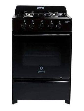 Cocina Escorial Master Classic Black 56cm - Gas Envasado