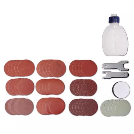 Juego De Hojas De Lija Dl-Schleif Para Madera 50 Mm Para Tc-Pa 50