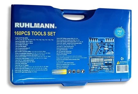 Set de Tubos Ruhlmann con Crique y Llaves 160 Piezas