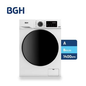 Lavarropas BGH Inverter Carga Frontal Blanco 8kg BWFE08W24AR