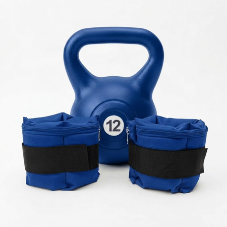 Pesa Rusa 12 Kg + Par de Tobilleras 2 Kg