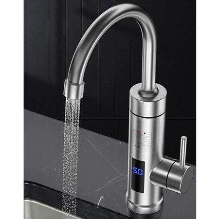 Grifo Calentador De Agua Eléctrico Con Pantalla Digital