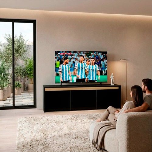 Rack de TV 3 Puertas DS Home Negro Olmo 135x53x38 cm - Vista 3