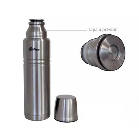 Termo Hudson Acero 1 Litro De Acero Inoxidable ACERO