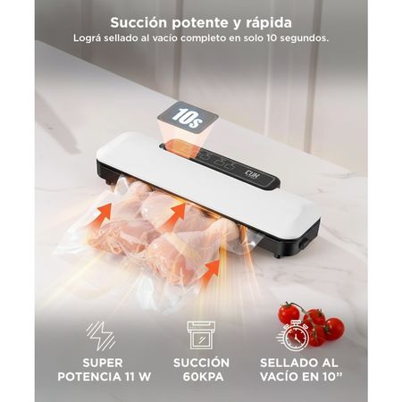 Envasadora Al Vacío Gadnic Neptuno Conservadora De Alimentos Táctil