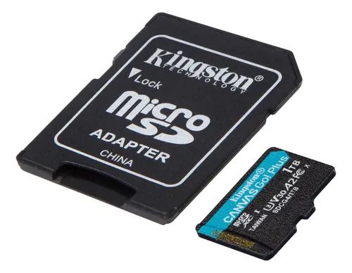Tarjeta MicroSD Kingston Canvas Go+ 1TB Clase 4 - Vista 1