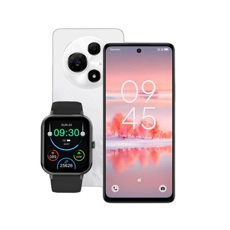 Combo TCL 60 Pro NXTPAPER 8+512GB Alps White + Smartwatch Dekkin