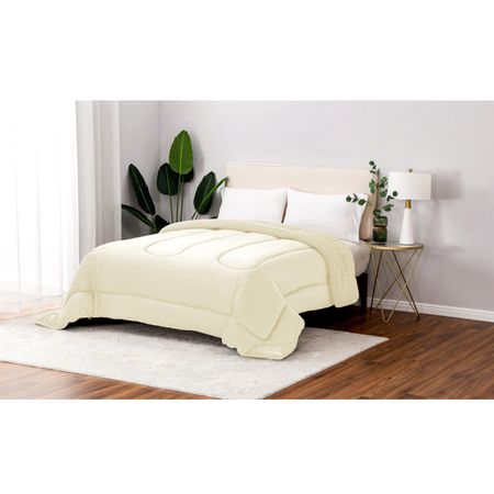 Acolchado Winter De Corderito King Size Natural