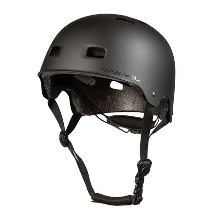 Casco Protector Max-you Vh62 Negro Talle L Monopatin Skate