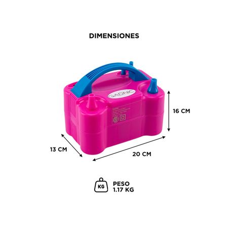 Inflador De Globos Eléctrico Gadnic 2 Inyectores 600W