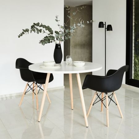 Mesa Eames Redonda Blanca Ø900x765mm ( Meam  red)