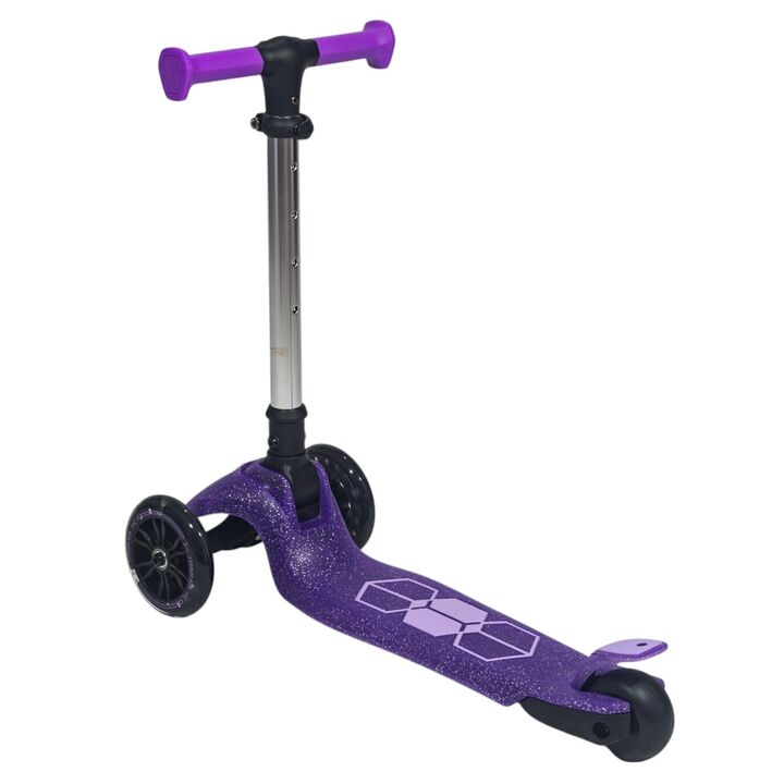 Monopatín plegable con luces LED Infanti Jelly violeta - Vista 3