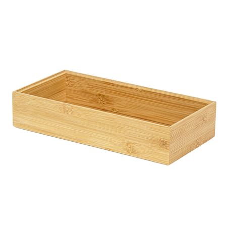 Organizador Contenedor Bambú Apilable 30,5x15x6,8 Cm - Suka