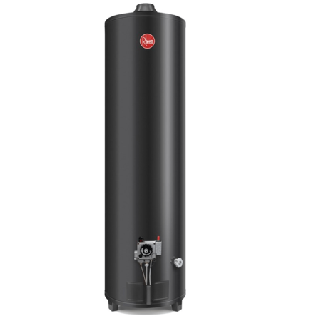 Termotanque Rheem 160L Gn Alta Potencia De Pie Conexion Superior Apg160Nrh07