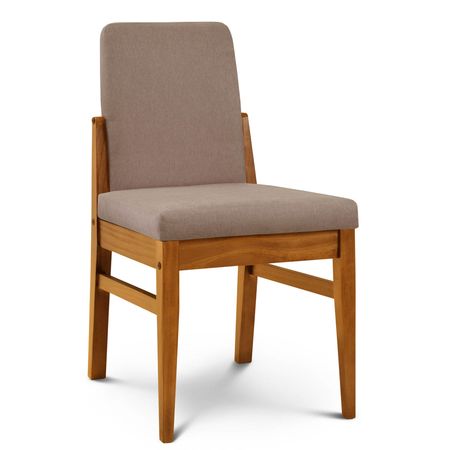 Silla de Comedor Baku Tapizado Sunny Mustang lustre Miel Espacity