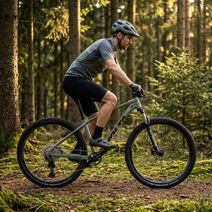 Bicicleta MTB Volta Avian R29 11V Talle M VerdeNegro Shimano Deore Disco Hidr. - Vista 2