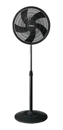 Ventilador de Pie 16" Liliana Aspas Negras Barral Metal