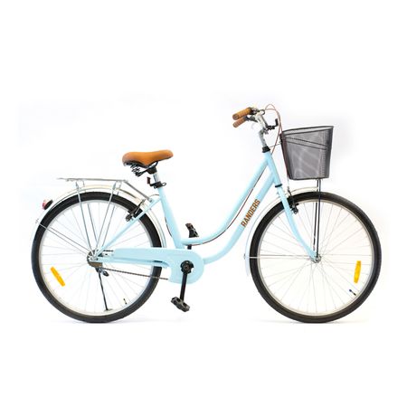 Bicicleta Paseo Randers 26p Aluminio Vintage Celeste Bke-136-C