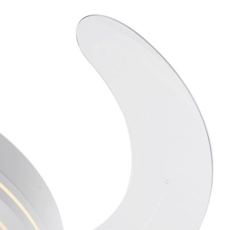 Ventilador De Techo Retráctil Etheos GVTI-VTRB Blanco Luz Led Control