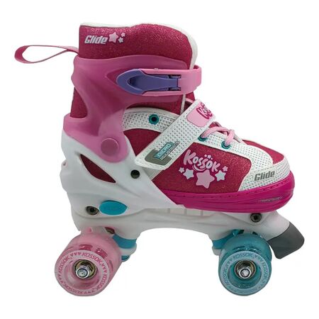 Patines Extensible Glide Kossok Abec 9 Ruedas Pu Unisex FUCSIA SHINE M (35-38) 54 mm
