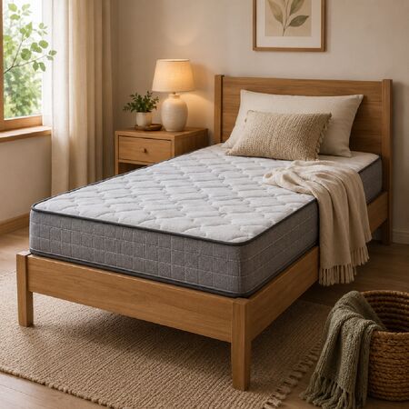 Colchon Piero Nova 1 1/2 Plaza 190X100X25 Espuma Alta Densidad