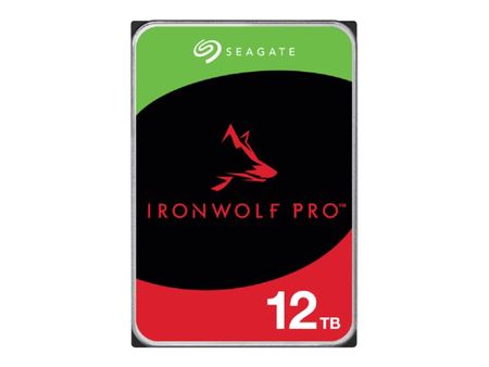 Disco duro interno Seagate 12TB 3.5" NAS IRONWOLF PRO
