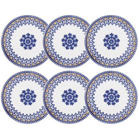 Set de Platos x6 piezas playo 26cm La Carreta