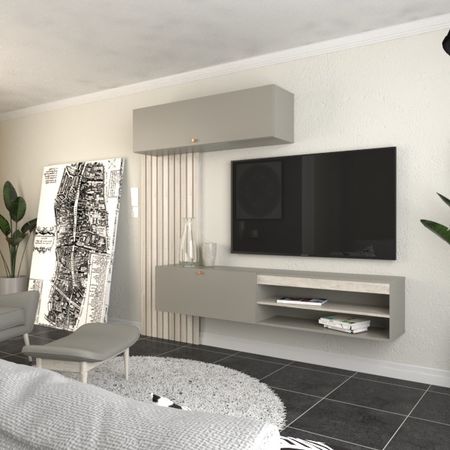 Centro De Entret. De Colgar 2 Nevado|gris C. Tables