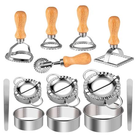 Set x 13 Cortantes de Pasta Maddy Gadnic Acero Inoxidable