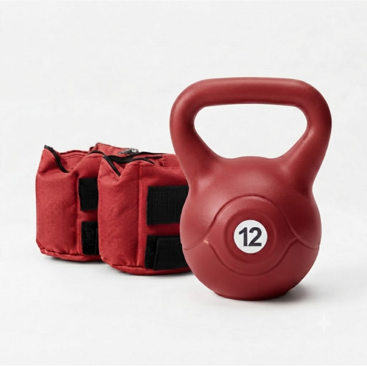 Combo Pesa Rusa 12 kg + Par de Tobilleras 3 kg - Vista 3