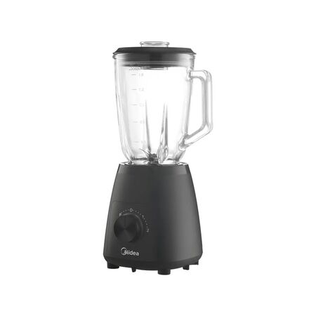 Licuadora Midea Negra Con Jarra De Vidrio 1,5 L. 600w Negro
