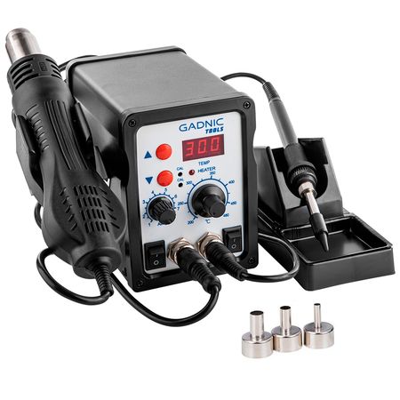 Estacion De Soldado 878d Gadnic + Fuente De Alimentacion 1502d+