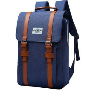 Mochila Elegante Azul South Port Unisex 25L Porta Notebook ,
