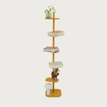 Estanteria Totem metal DS Home 145x30x27 cm Ocre