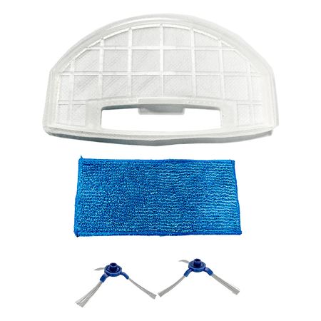 Kit De Repuesto Gadnic Aspiradora Robot ROB00504 Mopa Cepillos laterales x2 Filtro