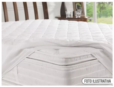 CubreColchón protector ajustable Fiberball 2 plazas 140x190