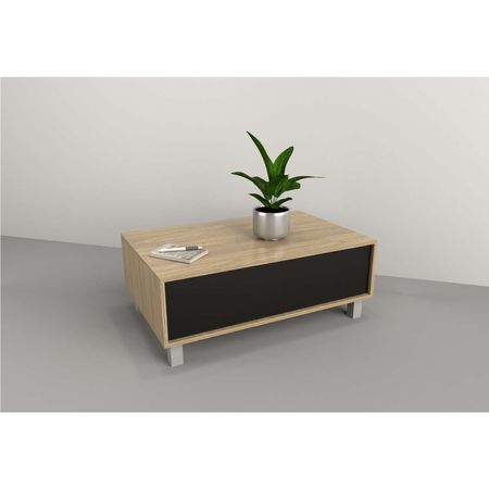 Mesa Ratona Con Cajon Tables Cod: 2021 Olmo Finlandes-Negro