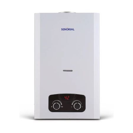 Calefon Senorial 14L Gas Natural Tiro Natural Blanco EVO-MAX-14GN
