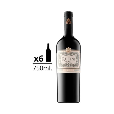 Vino Tinto Rutini Coleccion Malbec Caja x 6