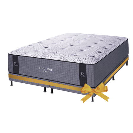 Promo Colchon King Koil Lexington King 180x200 Resortes y Espuma Visco Inteligente + Sommier de Regalo