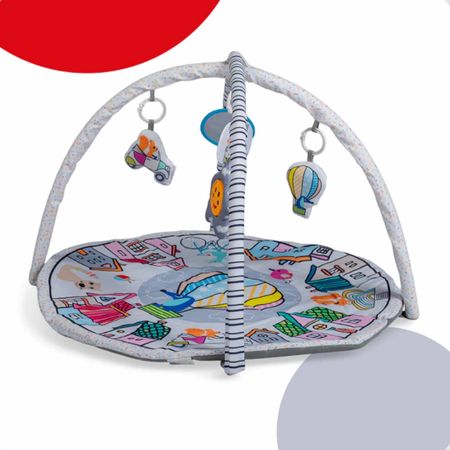 Manta Gimnacio De Actividades Didacticas Redondo Bebesit 5010-Rf  Globo