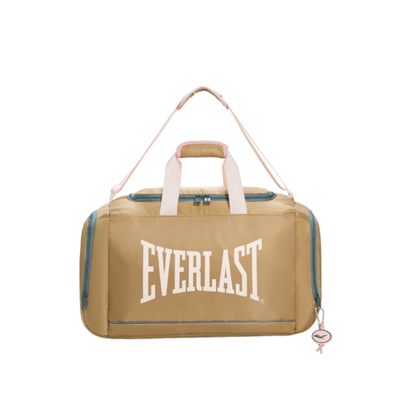 Bolso Deportivo Everlast Gimnasio Porta Botines Zapatillas Beige