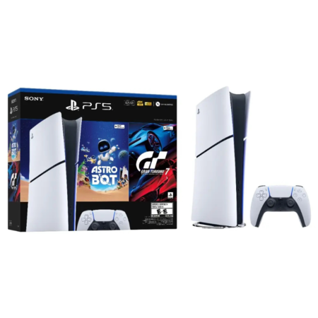 CONSOLA PS5 HW 2015  CFI 2115B01X  DIGITAL   JUEGOS GT7 Y ASTROBOT