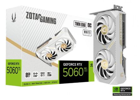 Placa de Video Zotac RTX 5060TI 8GB Twin Edge OC White