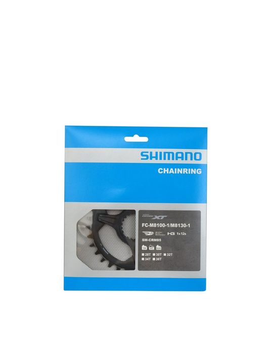 Plato Shimano FC-M8130 Unisex Ciclismo Negro - Vista 2