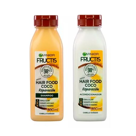 Set Shampoo + Acondicionador Fructis Hair Food Coco Garnier