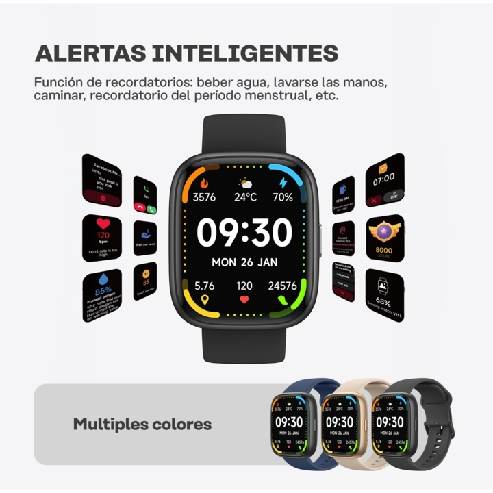 Smartwatch Noak M26 Core 1.83" TFT-LCD IP68 - Vista 10