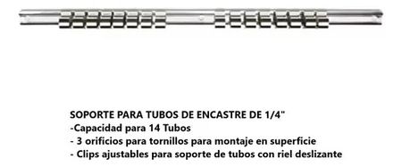 Soporte Ordenador Ruhlmann para Tubos 1/4 Pulgada